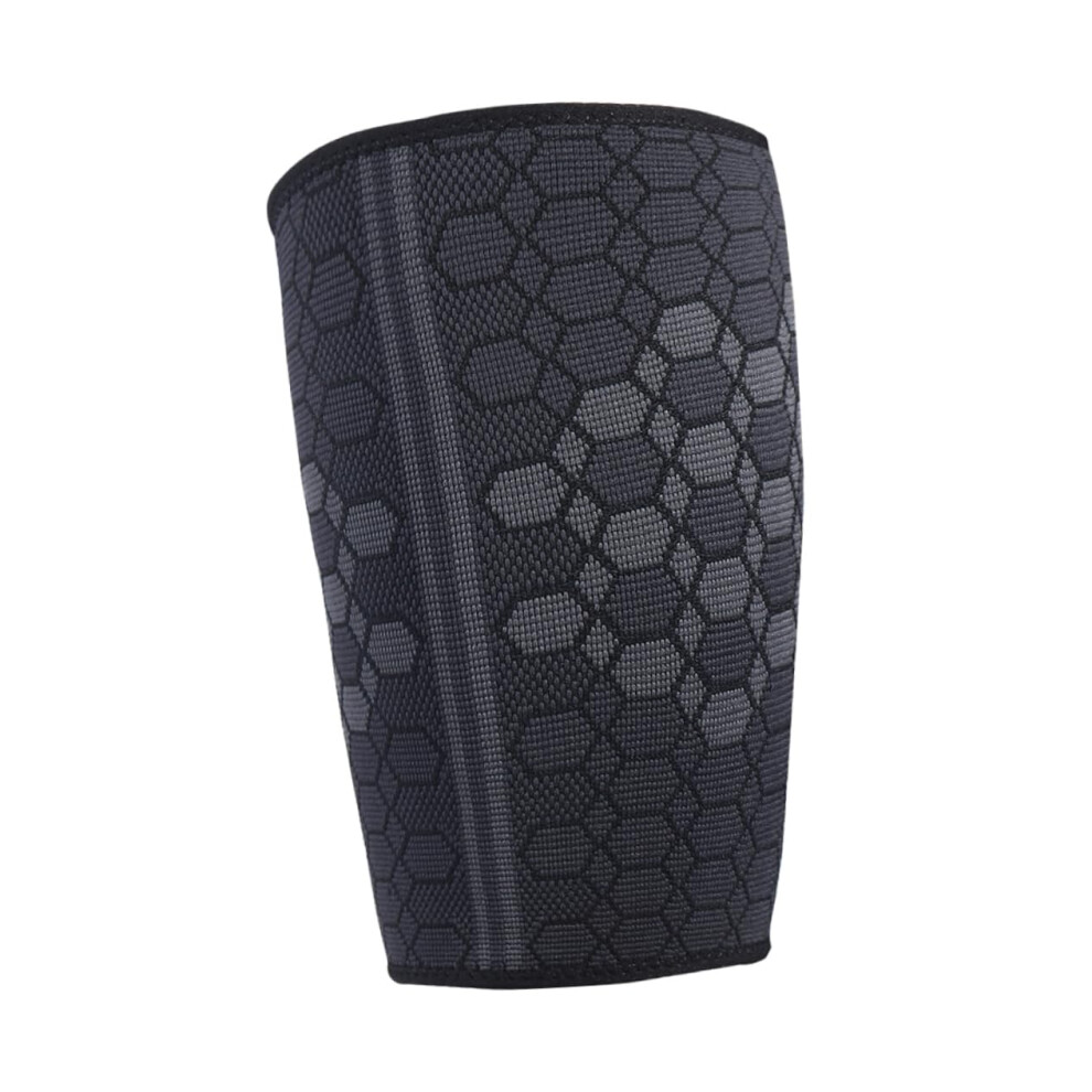 Thigh Compression Sleeve with Secure Fit, Breathable Nylon Support Brace for Basketball Cycling Soccer