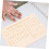 Braille Learning Board with Letters and Numbers, EasyClean Teaching Aid for Blind Education 4