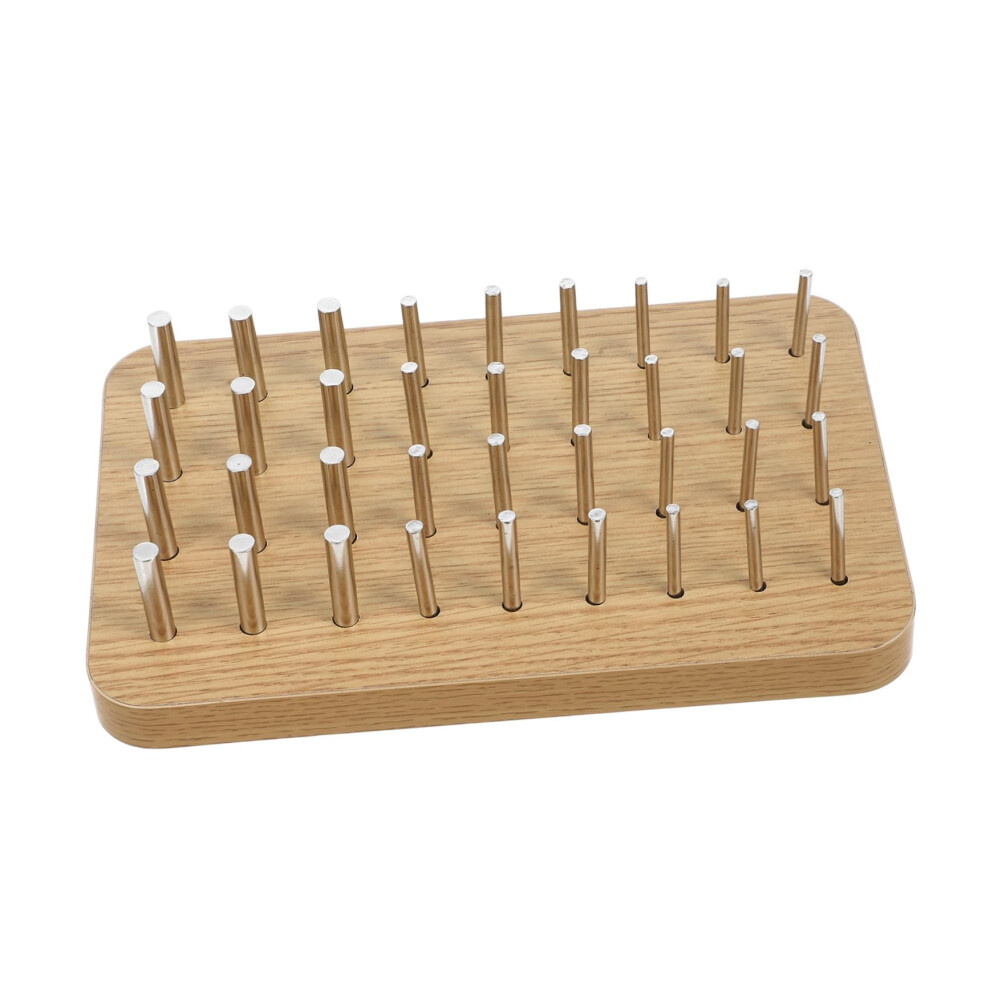 Wooden Hand Therapy Pegboard Finger Exerciser for Rehab and Fine Motor Skills Training