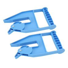 Mat Mover Tool with Ergonomic Comfort Grip and AntiSlip Teeth, 2pcs Heavy Duty Gym Mat Gripper