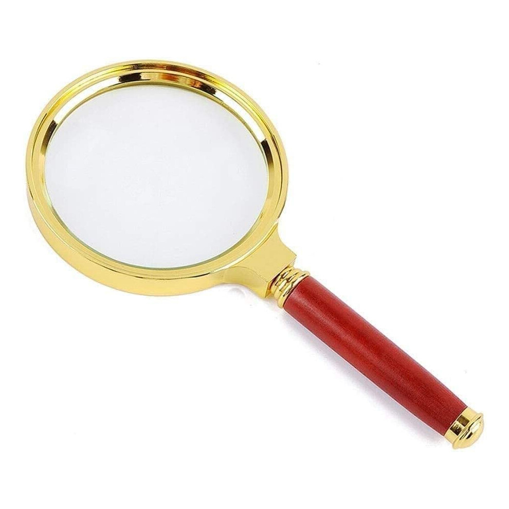 Light Magnifying Glass With Led 6X Optical Lens Handheld Magnifier For Reading Books And Maps