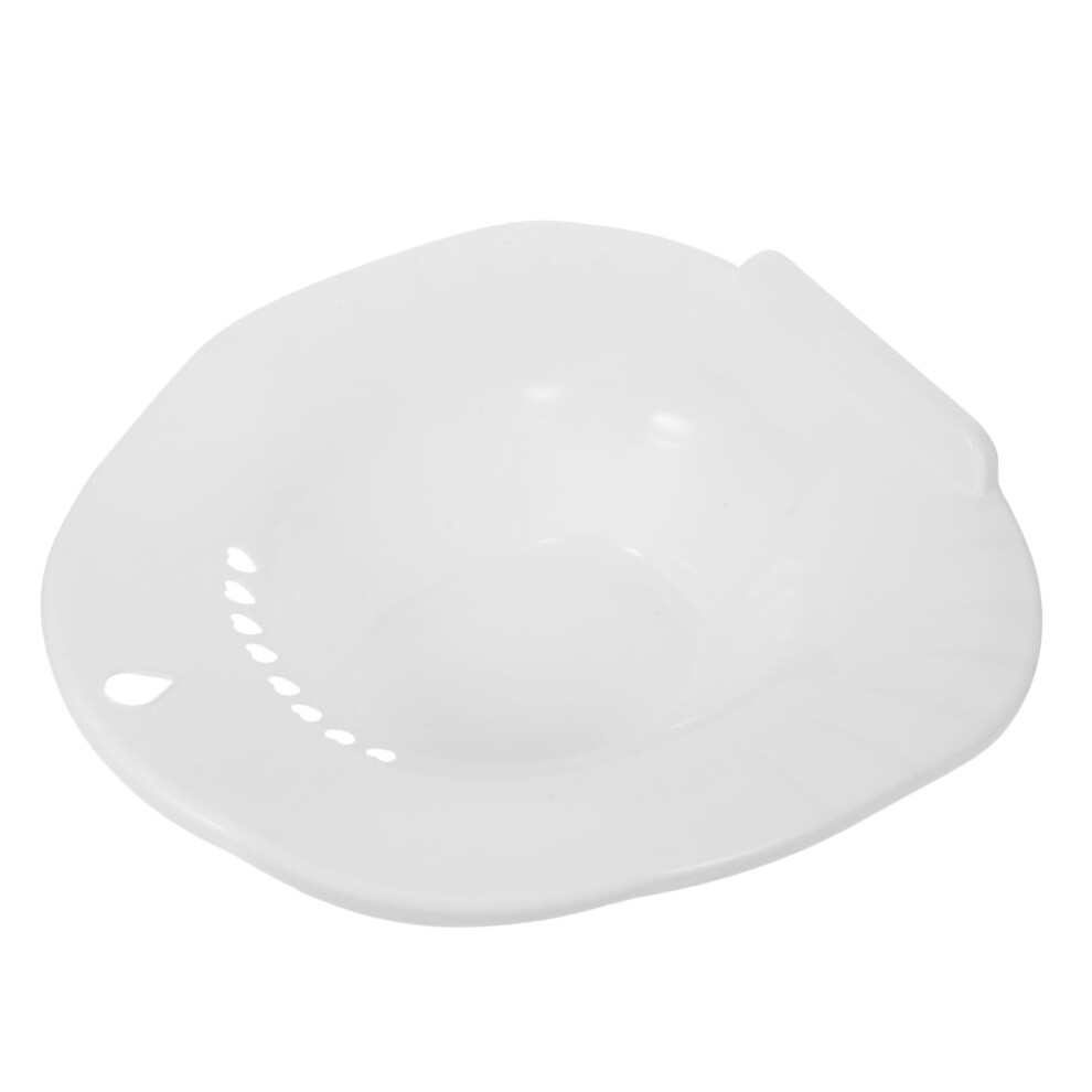 Silver Sitz Bath For Postpartum Care And Hemorrhoid Relief, Large Capacity Foldable Basin With Overflow Drain