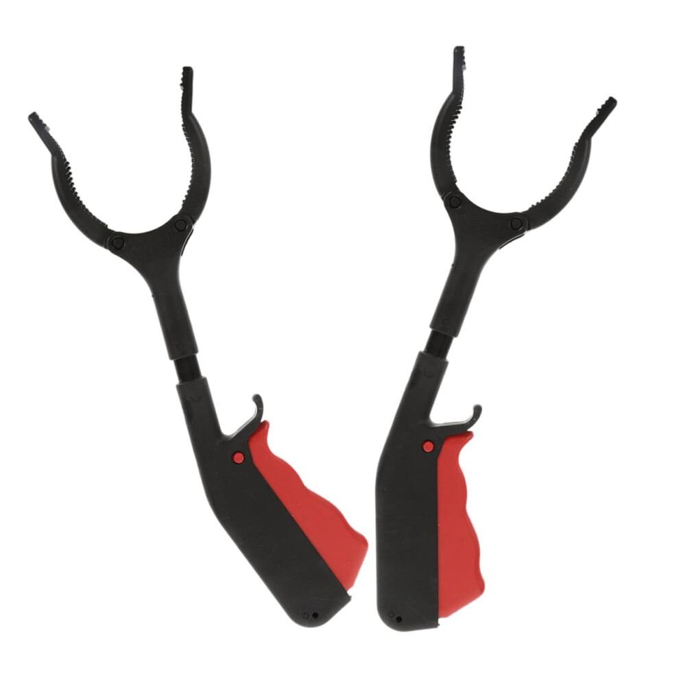 2pcs Lightweight Grabber Tool for Elderly with Ergonomic Comfort Grip and Precision Trash Picker