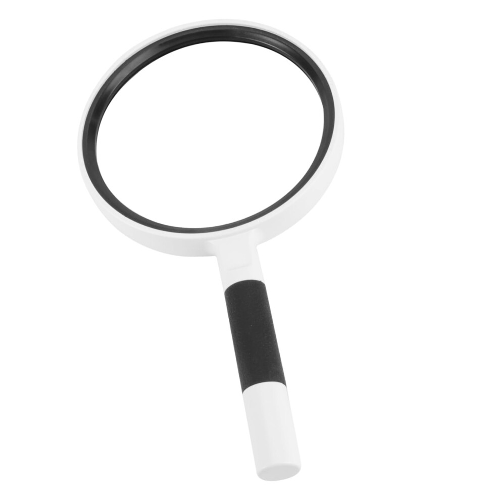 Handheld Magnifying Glass for Reading and Inspection with Comfortable Ergonomic Grip for Kids and Adults