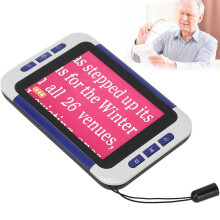 Digital Video Magnifier 3.5 Inch LCD Screen with 232X Zoom for Low Vision and Elderly Reading Aid