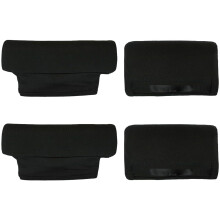 Crutch Handle Pads with Comfort Cushion Grip, Breathable and Washable Covers for Universal Fit