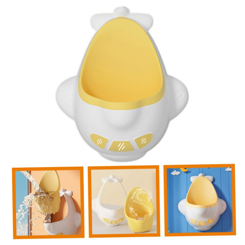 Boys Potty Training Urinal with Adjustable Height, Wall Mounted, Easy Clean, AntiSplash Design 2