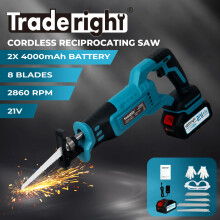 Traderight Cordless Reciprocating Saw Set For