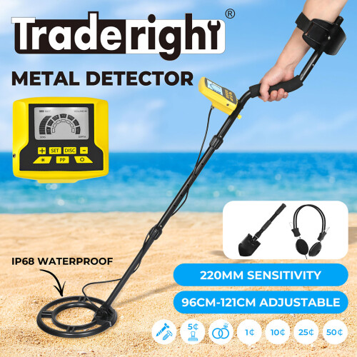 Traderight Professional Metal Detector IP68 LCD