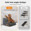 Skylos 2 Step Dog Ramp Pet Stairs for Small Dogs 4