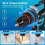 Traderight 96pc 21V Brushless Drill Driver Set 2