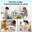 Dekko 100Pcs Magnetic Tiles Building Blocks Kids 5