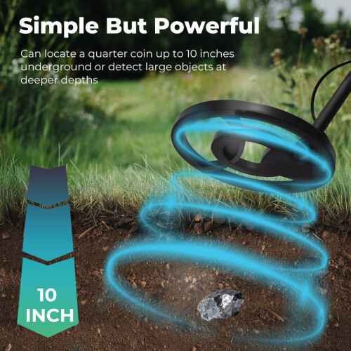 Traderight Pro Waterproof Metal Detector & LCD 2