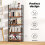 Levede 5-Tier Industrial Ladder Bookshelf 3