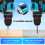 Traderight 96pc 21V Brushless Drill Driver Set 3