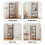 Levede 5-Tier Industrial Ladder Bookshelf 5