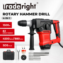 Traderight 1500W 4-in-1 SDS-Plus Hammer Drill