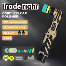 Traderight 12V 6-Speed Dual Action Polisher