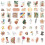 100 Boho-Sticker Set wasserfest 3