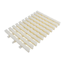 WaveShaped Pool Drain Grate Cover 30cm Plastic Overflow Strainer for Efficient Water Flow, 2 Pack