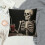 Halloween Ghost Skeleton Pillow Cover 22x22in 2