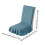Polyester quilted chair cover with backrest and ties 3