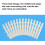 WaveShaped Pool Drain Grate Cover 30cm Plastic Overflow Strainer for Efficient Water Flow, 2 Pack 3