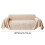 Polyester Sofa Blanket Full Cover 70.8" x 35.4" Beige 3