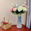 Artificial Wool Rose Arrangement for Home & Wedding Decor 5
