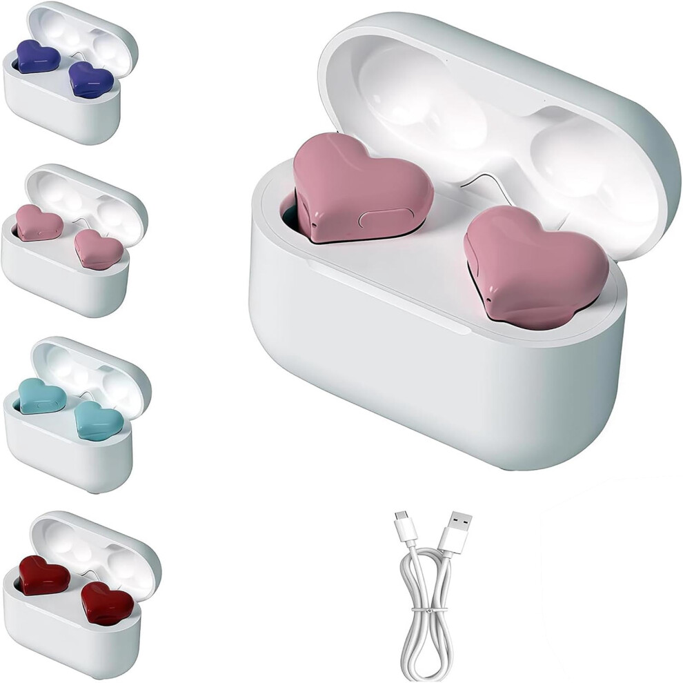 Heart-Shaped Wireless Gaming Earbuds Bluetooth 5.3 9132278194585
