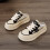 Γυναικεία slip-on sneakers με πλατφόρμα Mules χωρίς πλάτη, ελαφριά καλοκαιρινά παπούτσια 5