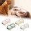 Ανυψωμένο μπολ αργής ταΐστρας 2 σε 1 για γάτες, αντιολισθητική βάση, εργονομικός 7