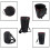 Djembe drum carry case 8 inch waterproof black 5