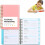 Password Log Book with Alphabetical Tabs, Spiral Bound, Secure Pink Cover (1 Pc) 2