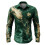 Bluser med knapper og abstrakt kunsttryk til St. Patricks dag 1