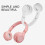 M6 Wireless Foldable Headset Macarons Heavy Bass Bluetooth-compatible Gaming Headphone 5