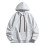 Herren-Kapuzenpullover, einfarbig, lockere Passform, Langarm 2