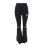 Damesmode: wijde broek met ritsgaten, bootcut model, jeans. 4