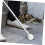 Rolling Cane Tip Replacement for Hook Style Walking Stick, Smooth Roll, White, Indoor Outdoor 5