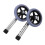 Walker Replacement Wheels Pair, Quiet Rubber Front Wheels for Walkers, Smooth Indoor Rolling 1