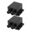 Ρυθμιστής μπάσων Worgeous2Pcs Κουμπί ρύθμισης μπάσων 7.60X6.90X3.20CM μαύρο 5