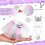 Mini-Gänsekostüm mit Strasskrone und Tutu-Kleid 1 5