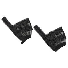 Heel Straps with Adjustable Lace Design Prevent Heel Slippage for Pumps and Sandals, 1 Pair