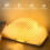 Lampe de lecture pliable, en bois, LED 3 couleurs, rechargeable 3