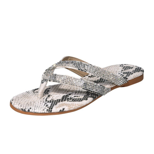 Γυναικεία Παπούτσια Casual Flops Κρυστάλλινες Παντόφλες Σανδάλια Flip Γυναικεία 2