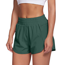 Calça e Shorts Femininos para Corrida e Treino com Cintura Elástica, Bolsos e Ajuste Regulável, Cor Verde