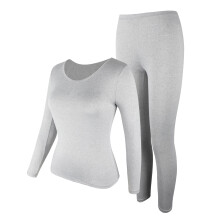 Thermal Underwear for Women Long Underwear Sets Crew Neck Thin Base Layers Sets