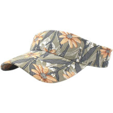 Boné feminino de verão com estampa floral para golfe, tênis e esportes ao ar livre. Viseira solar.