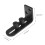 Guide de sol pour porte de grange noire style moderne 1 ensemble 2
