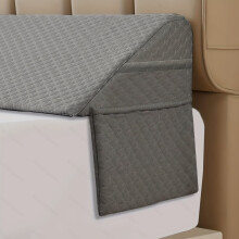 Coussin cale ajustable pour combler l'espace entre les lits - Espace de 0 Ă 6 pouces, tailles simple/double/queen/king, housse amovible, mousse de